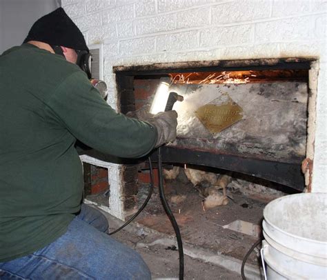 remove metal fireplace box|fireplace fire box replacement.